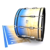 Ludwig Ultimate Series Bass Drum Slip - Maple Woodgrain Blue Fade (Blue)