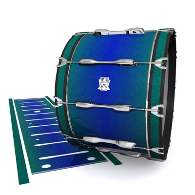 Ludwig Ultimate Series Bass Drum Slips - Mariana Abyss (Blue) (Green)