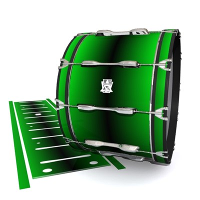 Ludwig Ultimate Series Bass Drum Slips - Molecular Green Fade (Green)