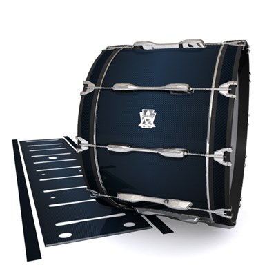 Ludwig Ultimate Series Bass Drum Slips - Navy Carbon Fade (Blue)