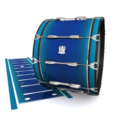 Ludwig Ultimate Series Bass Drum Slips - Pacific Fade (Blue) (Aqua)