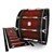 Ludwig Ultimate Series Bass Drum Slips - Weathered Rosewood (Red)