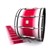 Ludwig Ultimate Series Bass Drum Slips - Wicked White Ruby (Red) (Pink)