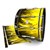 Ludwig Ultimate Series Bass Drum Slips - Yellow Flames (Themed)