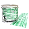 Ludwig Ultimate Series Snare Drum Slip - Chaos Brush Strokes Green and White (Green)