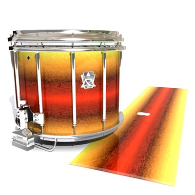 Ludwig Ultimate Series Snare Drum Slip - Jupiter Storm (Red) (Yellow)