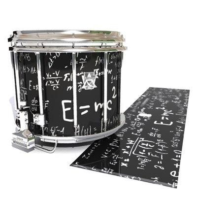 Ludwig Ultimate Series Snare Drum Slip - Mathmatical Equations on Black (Themed)