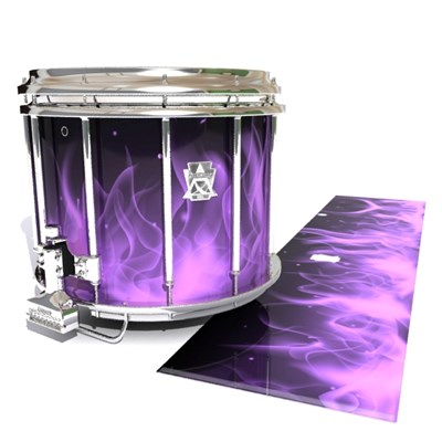 Ludwig Ultimate Series Snare Drum Slip - Purple Flames (Themed)