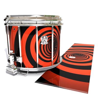 Ludwig Ultimate Series Snare Drum Slip - Red Vortex Illusion (Themed)