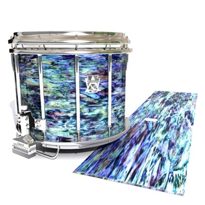 Ludwig Ultimate Series Snare Drum Slip - Seabed Abalone (Blue) (Aqua)