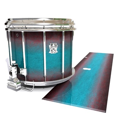 Ludwig Ultimate Series Snare Drum Slip - Shark Attack (Aqua) (Red)