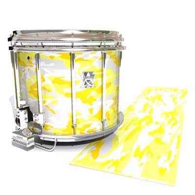 Ludwig Ultimate Series Snare Drum Slip - Solar Blizzard Traditional Camouflage (Yellow)