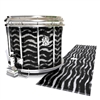 Ludwig Ultimate Series Snare Drum Slip - Wave Brush Strokes Grey and Black (Neutral)
