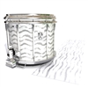Ludwig Ultimate Series Snare Drum Slip - Wave Brush Strokes Grey and White (Neutral)