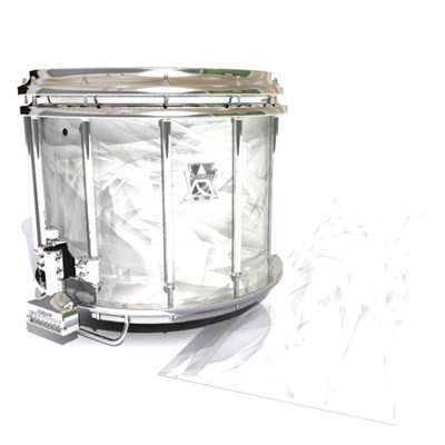 Ludwig Ultimate Series Snare Drum Slip - White Cosmic Glass (Neutral)