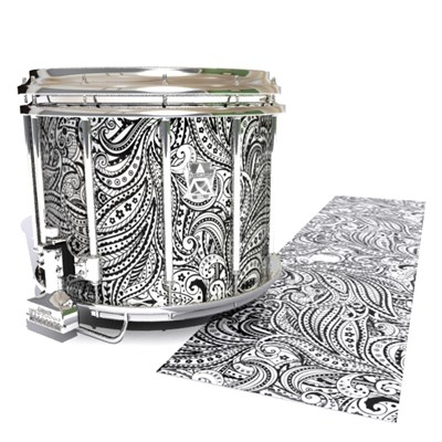 Ludwig Ultimate Series Snare Drum Slip - White Paisley (Themed)