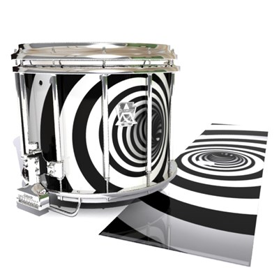 Ludwig Ultimate Series Snare Drum Slip - White Vortex Illusion (Themed)