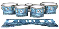 Ludwig Ultimate Series Tenor Drum Slips - Aeriform (Blue)