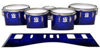 Ludwig Ultimate Series Tenor Drum Slips - Andromeda Blue Rosewood (Blue)