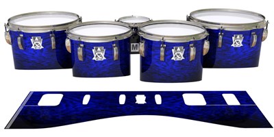 Ludwig Ultimate Series Tenor Drum Slips - Andromeda Blue Rosewood (Blue)