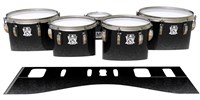 Ludwig Ultimate Series Tenor Drum Slips - Asphalt (Neutral)