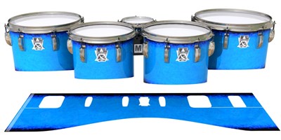 Ludwig Ultimate Series Tenor Drum Slips - Bermuda Blue (Blue)