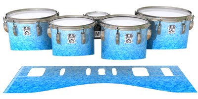 Ludwig Ultimate Series Tenor Drum Slips - Blue Ice (Blue)