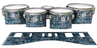 Ludwig Ultimate Series Tenor Drum Slips - Blue Slate Traditional Camouflage (Blue)