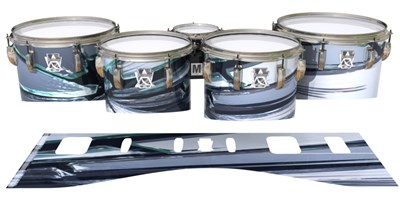 Ludwig Ultimate Series Tenor Drum Slips - Broken Glass (Themed)