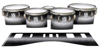 Ludwig Ultimate Series Tenor Drum Slips - Burnout Black (Neutral)