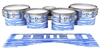 Ludwig Ultimate Series Tenor Drum Slips - Chaos Brush Strokes Blue and White (Blue)