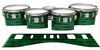 Ludwig Ultimate Series Tenor Drum Slips - Chaos Brush Strokes Green and Black (Green)