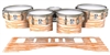 Ludwig Ultimate Series Tenor Drum Slips - Chaos Brush Strokes Orange and White (Orange)