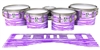 Ludwig Ultimate Series Tenor Drum Slips - Chaos Brush Strokes Purple and White (Purple)