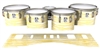 Ludwig Ultimate Series Tenor Drum Slips - Chaos Brush Strokes Yellow and White (Yellow)