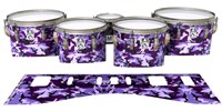 Ludwig Ultimate Series Tenor Drum Slips - Coastline Dusk Traditional Camouflage (Purple)