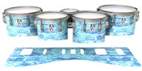 Ludwig Ultimate Series Tenor Drum Slips - Cosmic Tide (Blue)