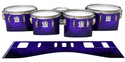 Ludwig Ultimate Series Tenor Drum Slips - Electric Purple Rosewood (Purple)