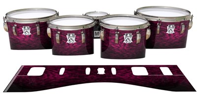 Ludwig Ultimate Series Tenor Drum Slips - Festive Pink Rosewood (Pink)