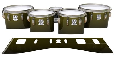 Ludwig Ultimate Series Tenor Drum Slips - Gold Carbon Fade (Yellow)