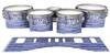 Ludwig Ultimate Series Tenor Drum Slips - Lateral Brush Strokes Navy Blue and White (Blue)