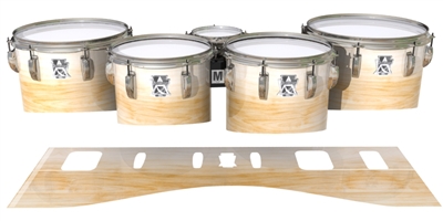 Ludwig Ultimate Series Tenor Drum Slips - Maple Woodgrain White Fade (Neutral)