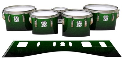 Ludwig Ultimate Series Tenor Drum Slips - Midnight Forest (Green)