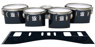 Ludwig Ultimate Series Tenor Drum Slips - Navy Carbon Fade (Blue)