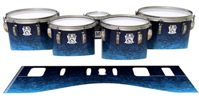 Ludwig Ultimate Series Tenor Drum Slips - Rocky Sea (Blue)