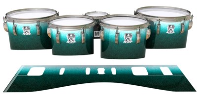 Ludwig Ultimate Series Tenor Drum Slips - Seaside (Aqua) (Green)