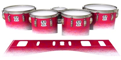 Ludwig Ultimate Series Tenor Drum Slips - Snow Blaze (Pink)
