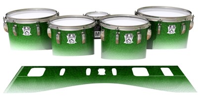 Ludwig Ultimate Series Tenor Drum Slips - Snowy Evergreen (Green)
