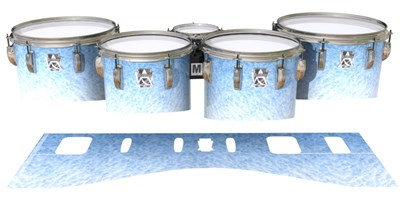 Ludwig Ultimate Series Tenor Drum Slips - Stay Frosty (Blue)