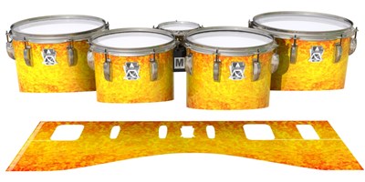 Ludwig Ultimate Series Tenor Drum Slips - Sunleaf (Orange) (Yellow)